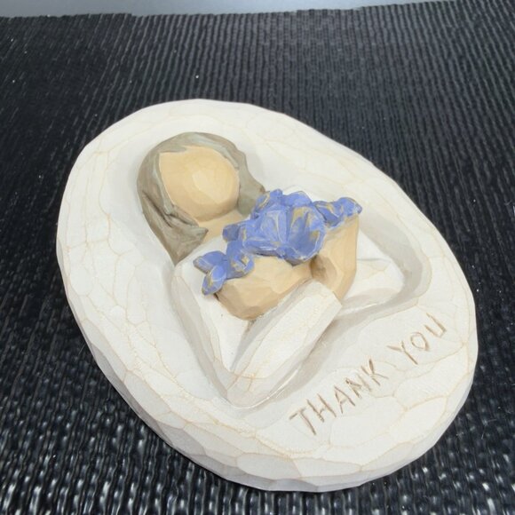 Willow Tree Thank You Demdaco Plaque Wall Hanging Appreciating your kindness VTG - Picture 1 of 8